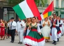 desfile cultural em Jequié