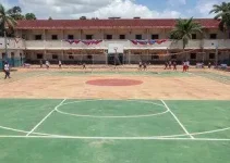 inauguração da quadra poliesportiva