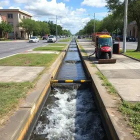manutenção dos canais pluviais