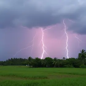 trovões e raios em Jequié