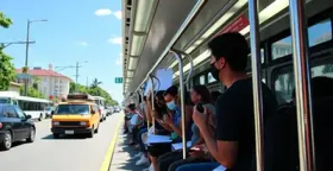 Estudantes protestam por tarifa zero no transporte público
